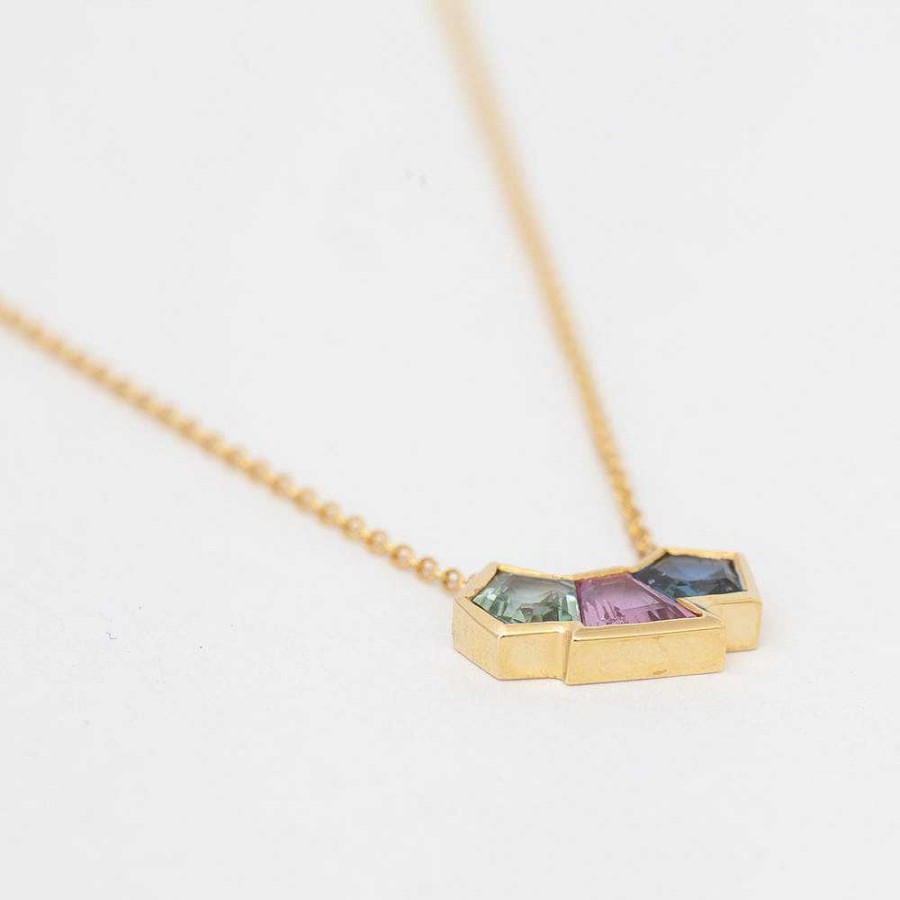 Necklaces And Pendants Era Jewelry | Sapphire Cluster Necklace