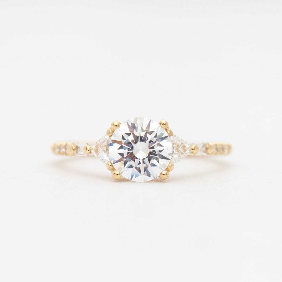 Rings Jennie Kwon | Diamond Trillion Baguette Equilibrium Ring