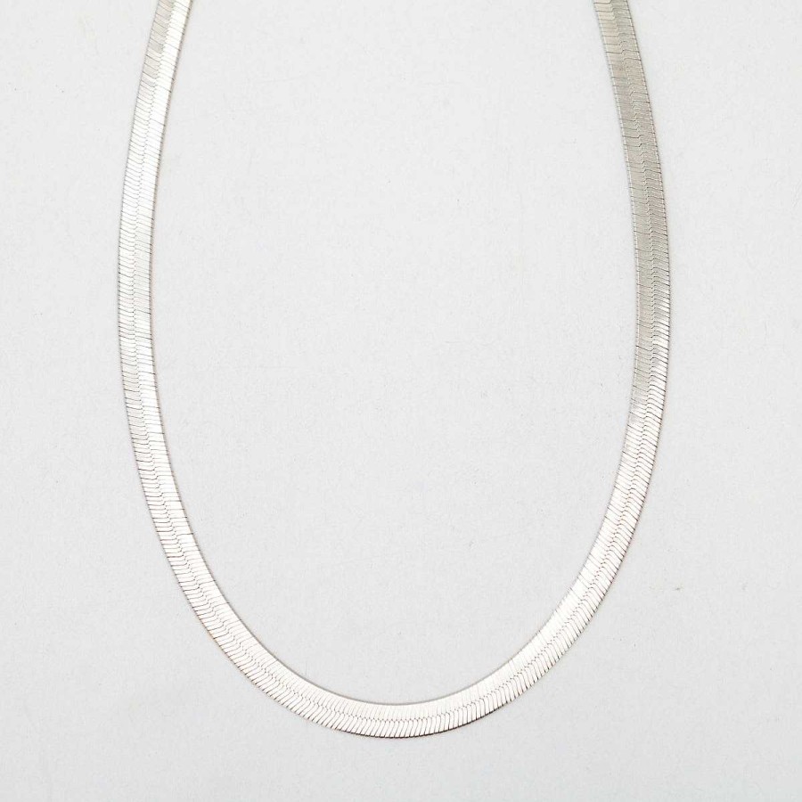 Necklaces And Pendants No.3 | 5.4 Mm Silver Herringbone Chain