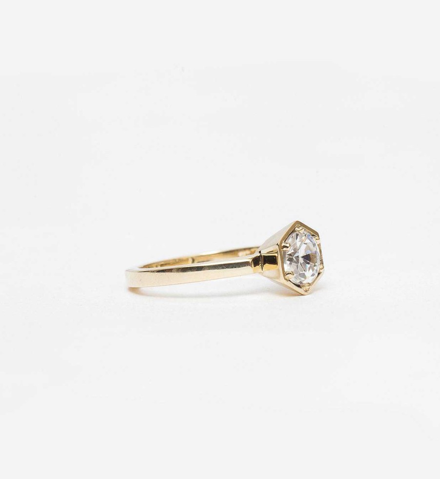 Rings Meadowlark | Hexagon Solitaire Ring