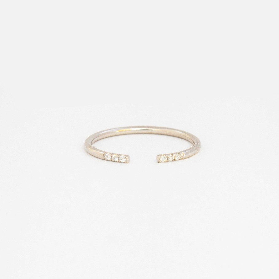 Rings Jennie Kwon | White Diamond Equilibrium Cuff Ring