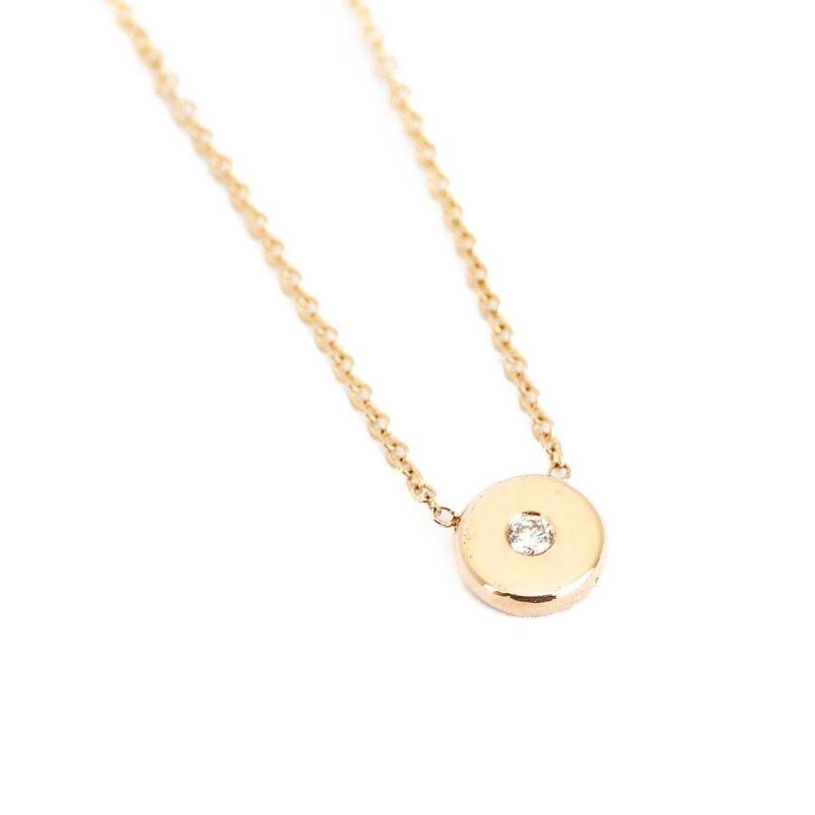 Necklaces And Pendants Zoe Chicco | Gold Nugget Diamond Necklace