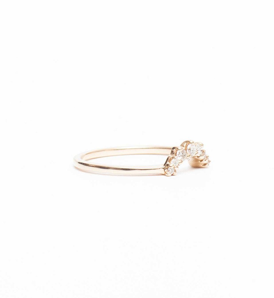 Rings Anna Sheffield | White Diamond Tiara Band