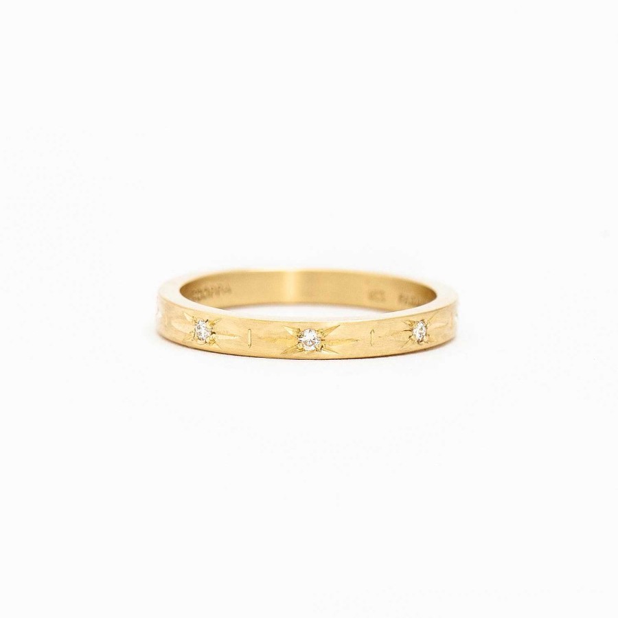 Rings Melissa Scoppa | Star Set Five Diamond Luna Band