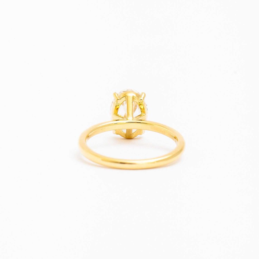 Rings The Future Fine | 2.00 Ct Lab-Grown Oval Coursi Re Solitaire