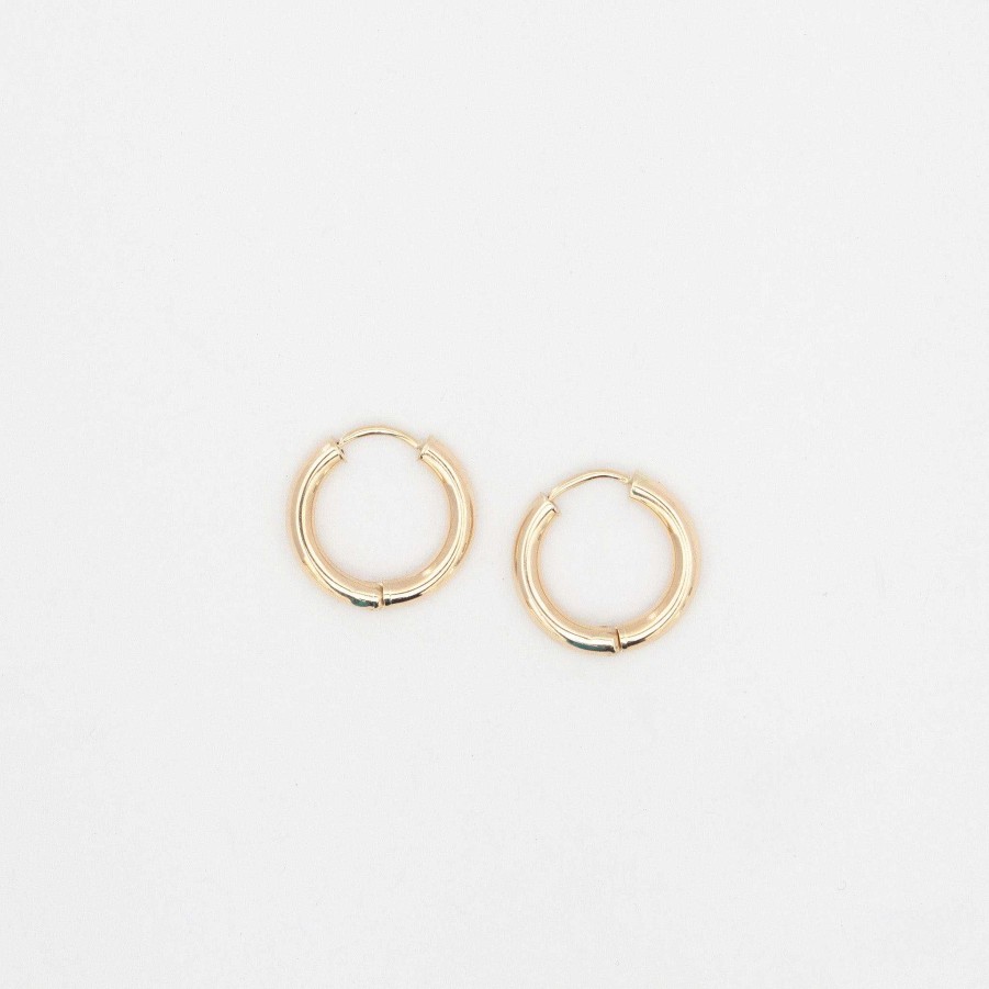 Earrings Adina Reyter | 15 Mm Tube Hoops