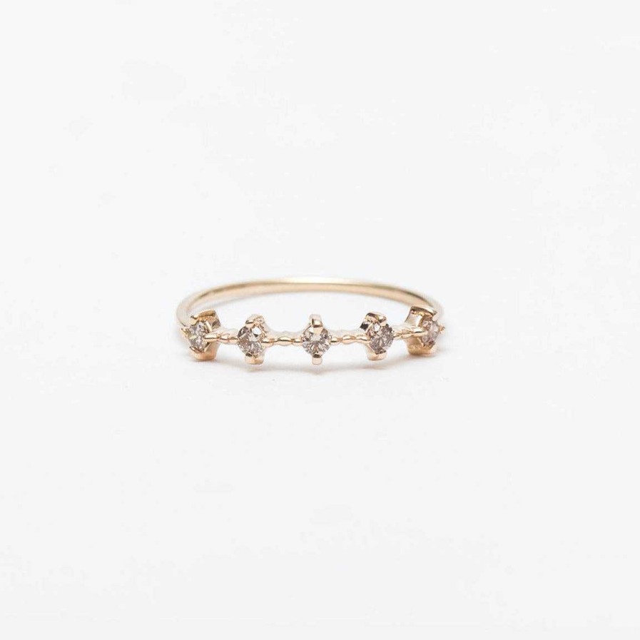 Rings Vale | Celeste Champagne Diamond Ring