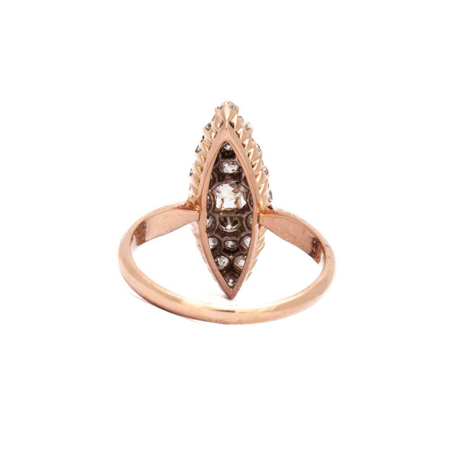 Rings Estate Jewelry | 1.15 Ct Navette Diamond Ring