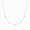 Necklaces And Pendants Zoe Chicco | Tiny Dangling Diamonds Necklace