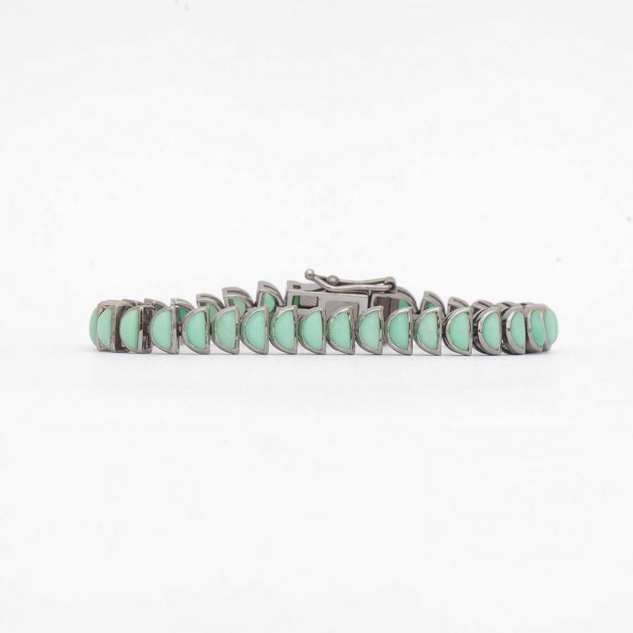 Bracelets NAKARD | Chrysoprase Small Worm Bracelet