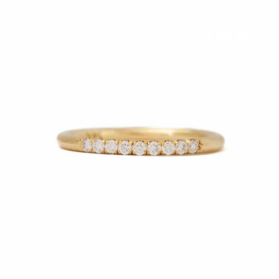 Rings Jennie Kwon | Round Semi Pave Band