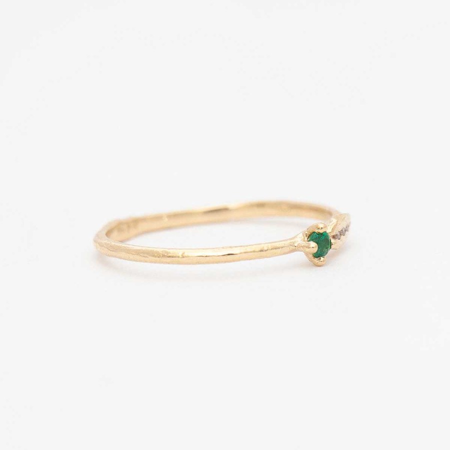 Rings Misa | Sprout Emerald Ring