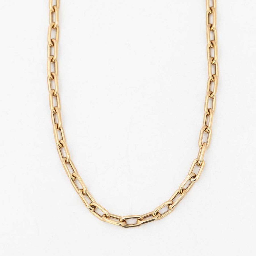 Necklaces And Pendants Adina Reyter | 5.3Mm Italian Chain Link Necklace