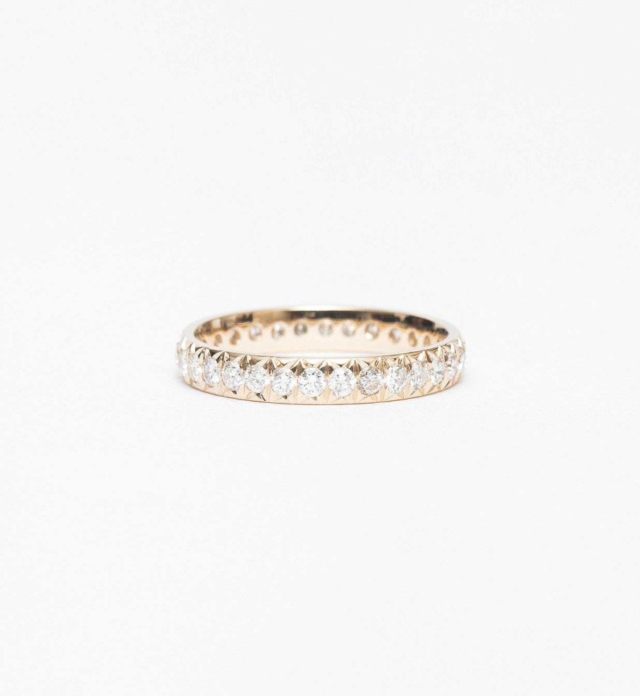 Rings Anna Sheffield | Attelage French-Cut Pav Band