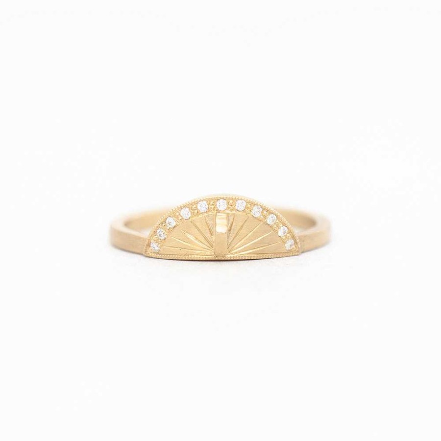 Rings Melissa Scoppa | Sundial Pav Stacker Ring