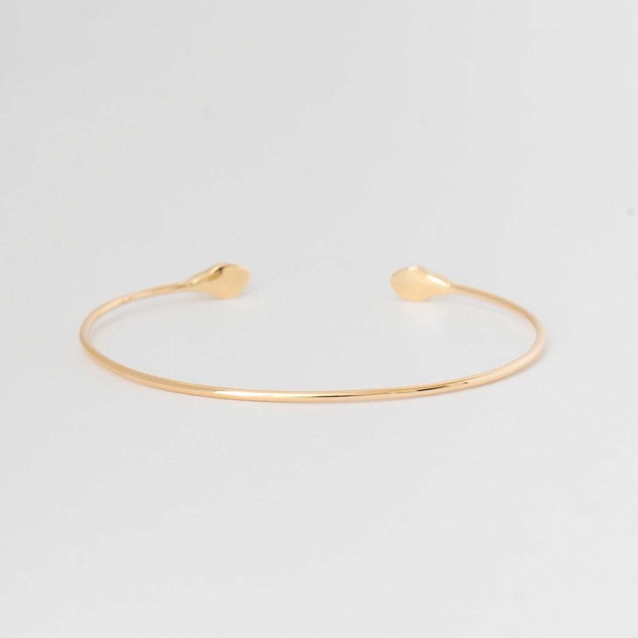 Bracelets Zoe Chicco | Double Snake Head With Diamond Eyes Cuff