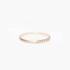 Rings Jennie Kwon | Half Round Semi Pav Ring