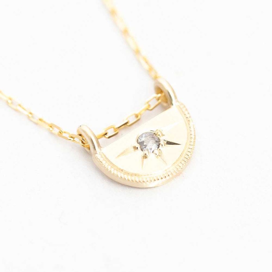 Necklaces And Pendants Melissa Scoppa | Half Moon Luna Pendant Necklace