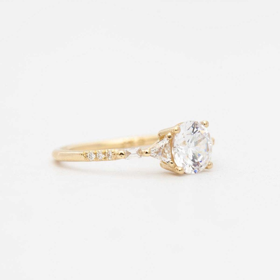 Rings Jennie Kwon | Diamond Trillion Baguette Equilibrium Ring