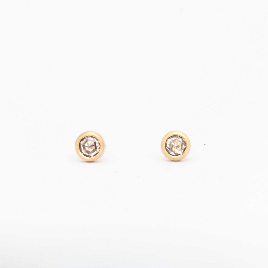 Earrings Melissa Scoppa | Dark Star Diamond Stud Earrings