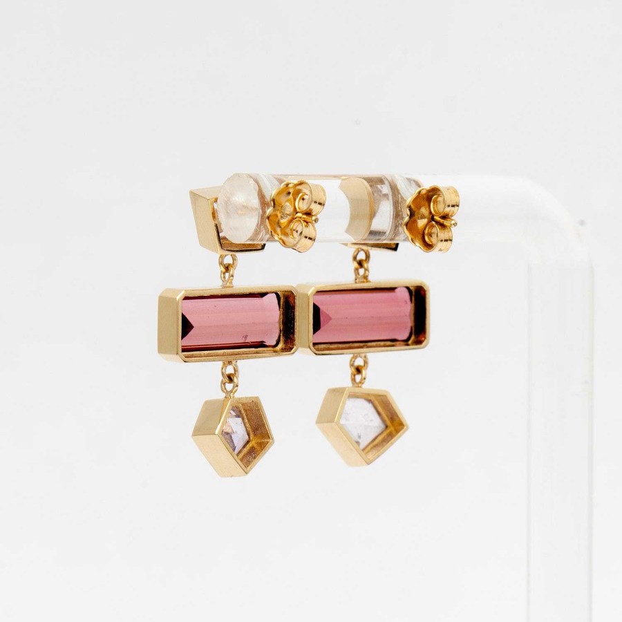 Earrings Era Jewelry | Three Tier Grande Interlock Earrings