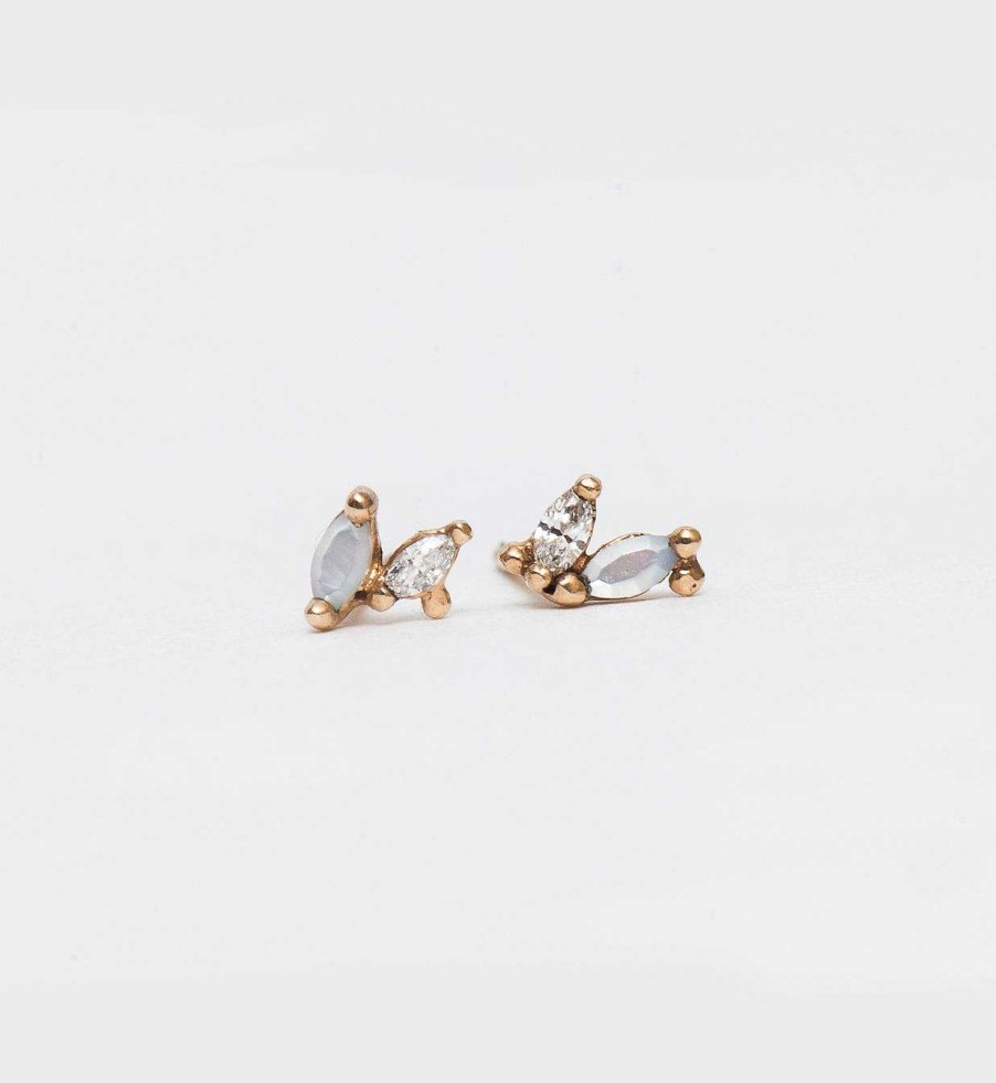 Earrings Laurie Fleming | Gossamer Wing Studs