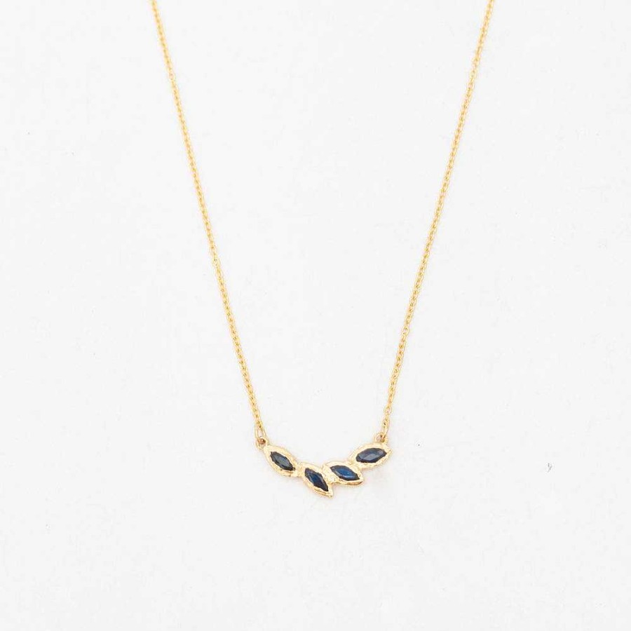 Necklaces And Pendants Misa | Petal Sapphire Necklace