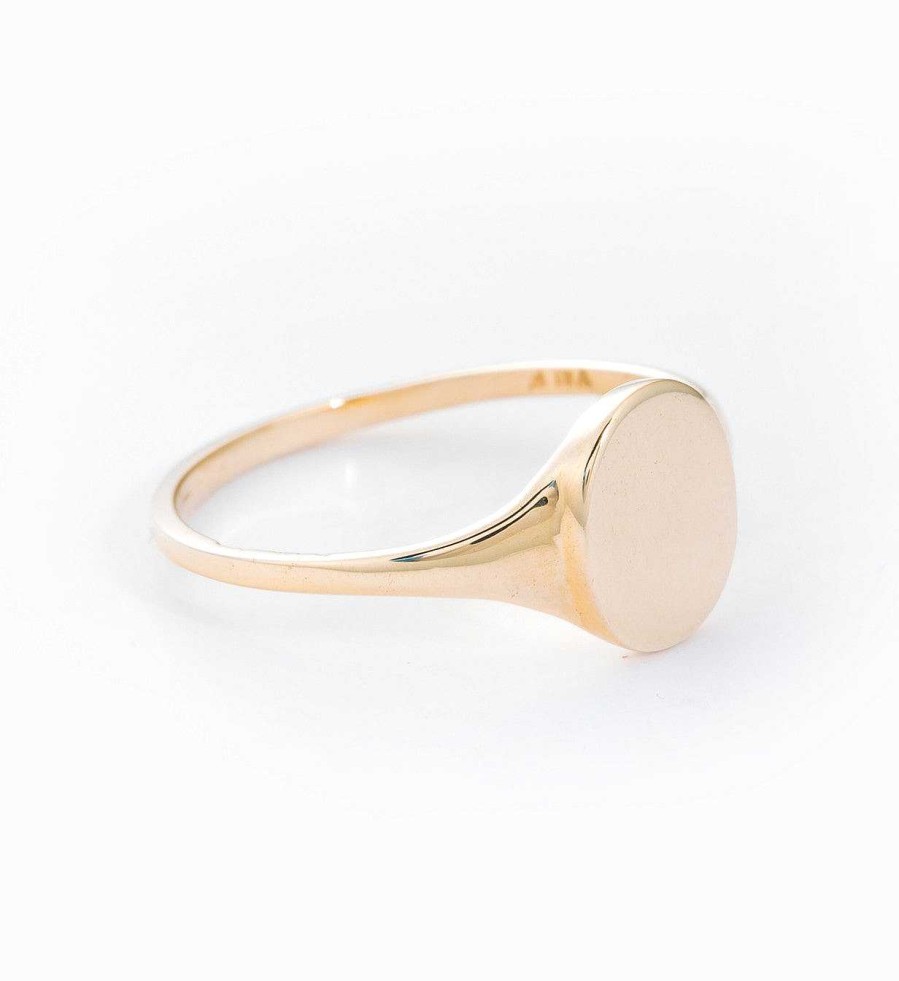 Rings Vale | Skinny Signet Ring