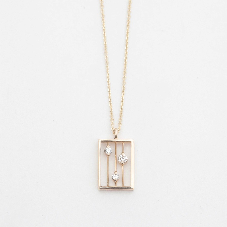 Necklaces And Pendants WWAKE | Diamond Drift Necklace