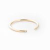 Rings Jennie Kwon | White Two Diamond Cuff Ring