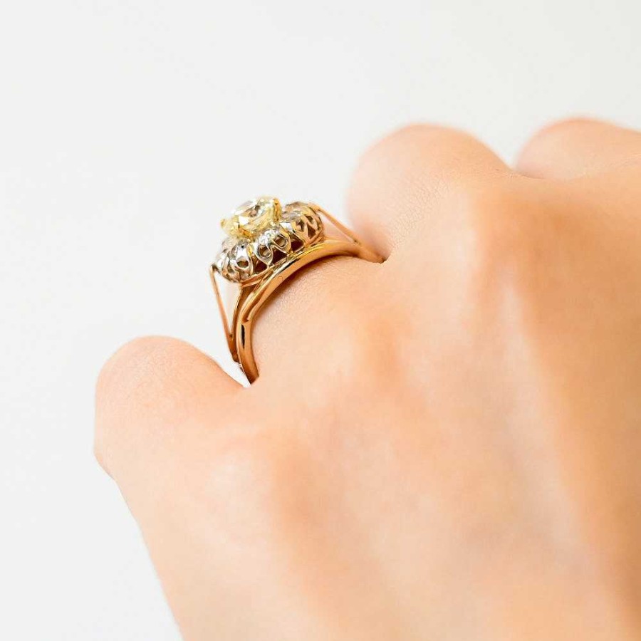 Rings Estate Jewelry | 1.81 Ctw Victorian Cluster Ring