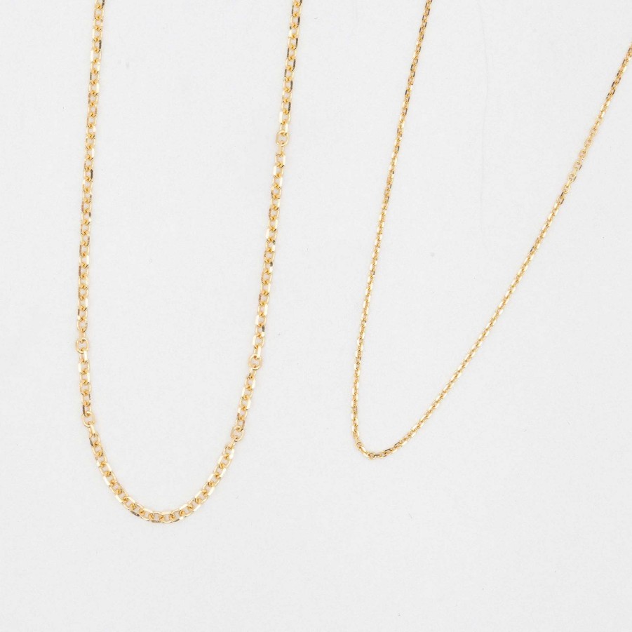 Necklaces And Pendants No.3 | Medium Diamond-Cut Cable Chain