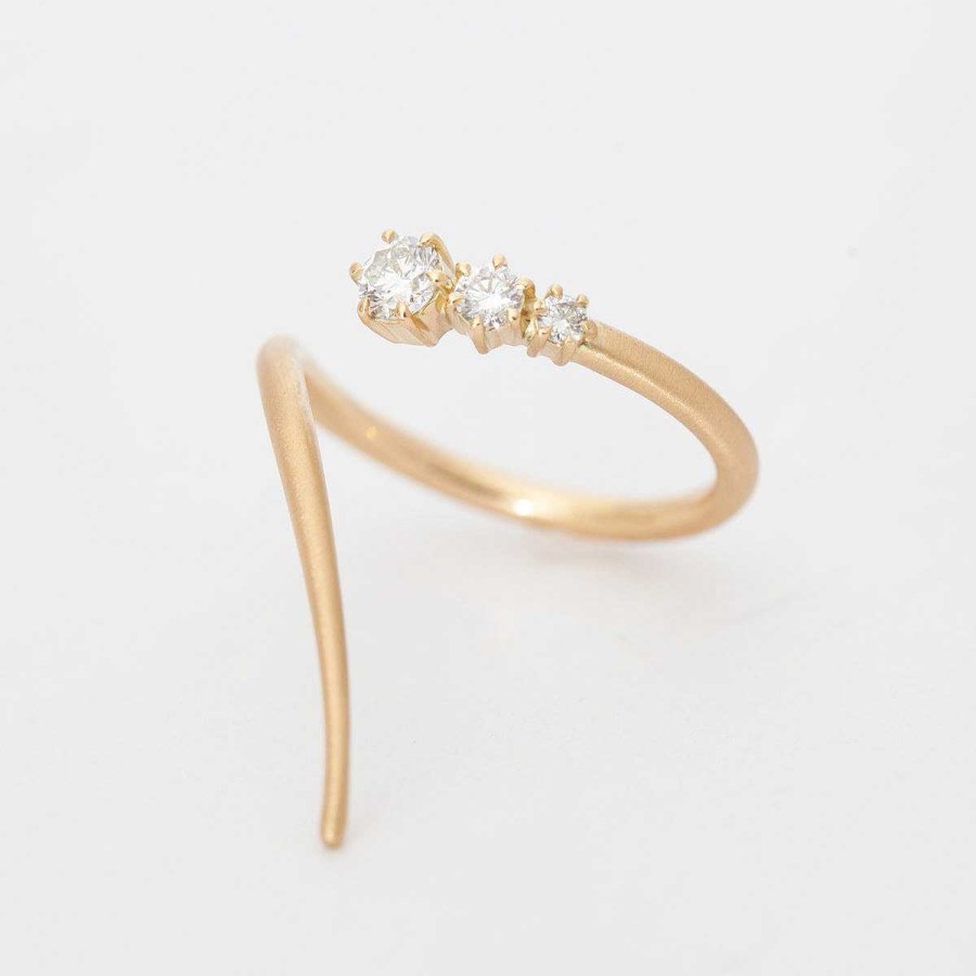 Rings Jade Trau | Three Stone Rae Wrap Ring