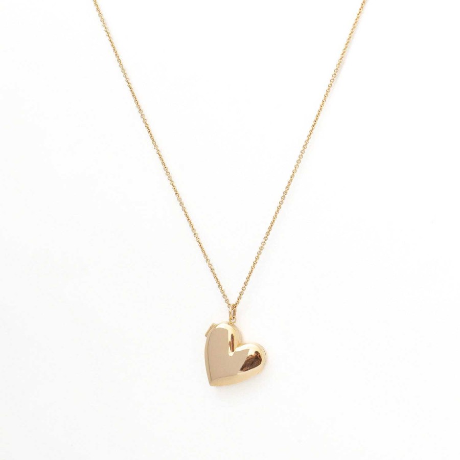 Necklaces And Pendants Zoe Chicco | Heart Locket Long Chain Necklace