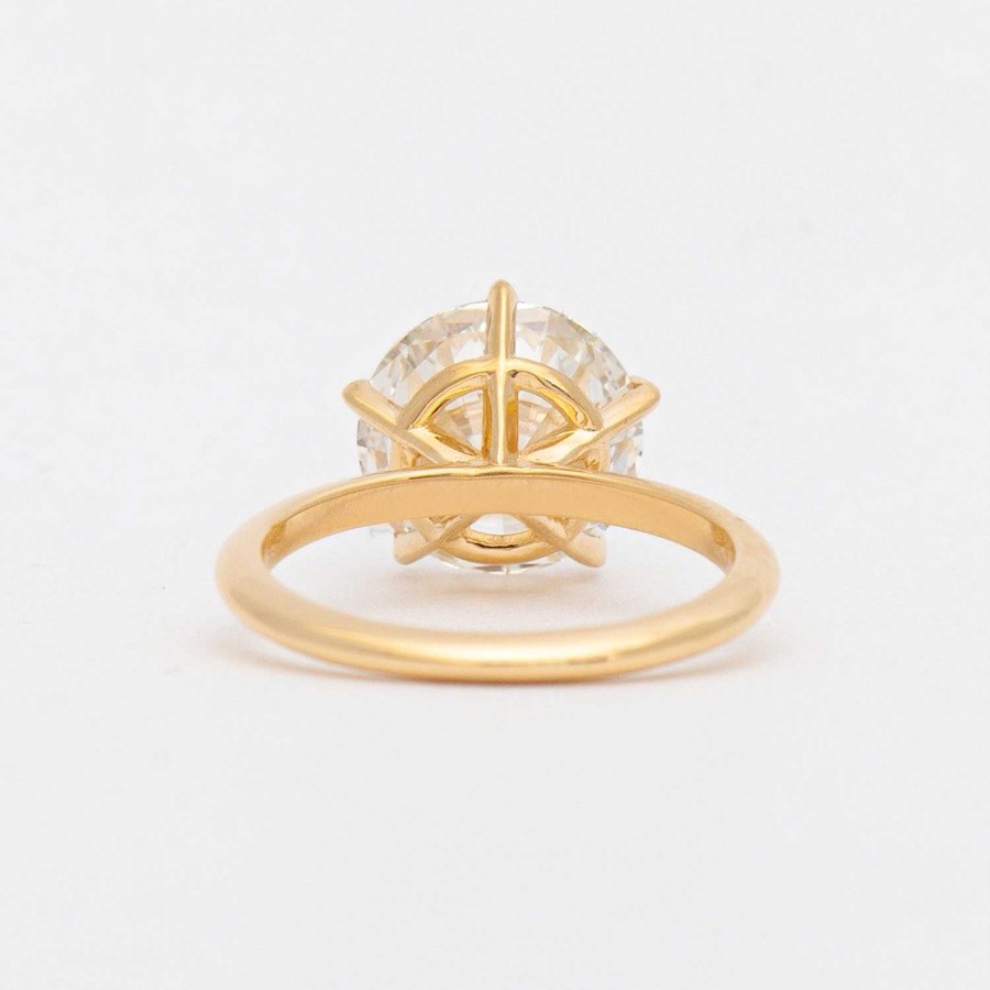 Rings The Future Fine | 4.13 Ct Lab-Grown Round Diamond Vault Ring