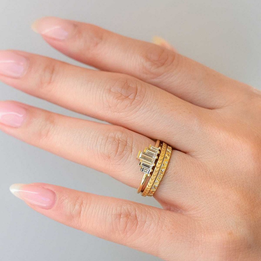 Rings Artemer | Geometric Pattern Eternity Band