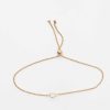 Bracelets Zoe Chicco | Floating Pear Diamond Bolo Bracelet