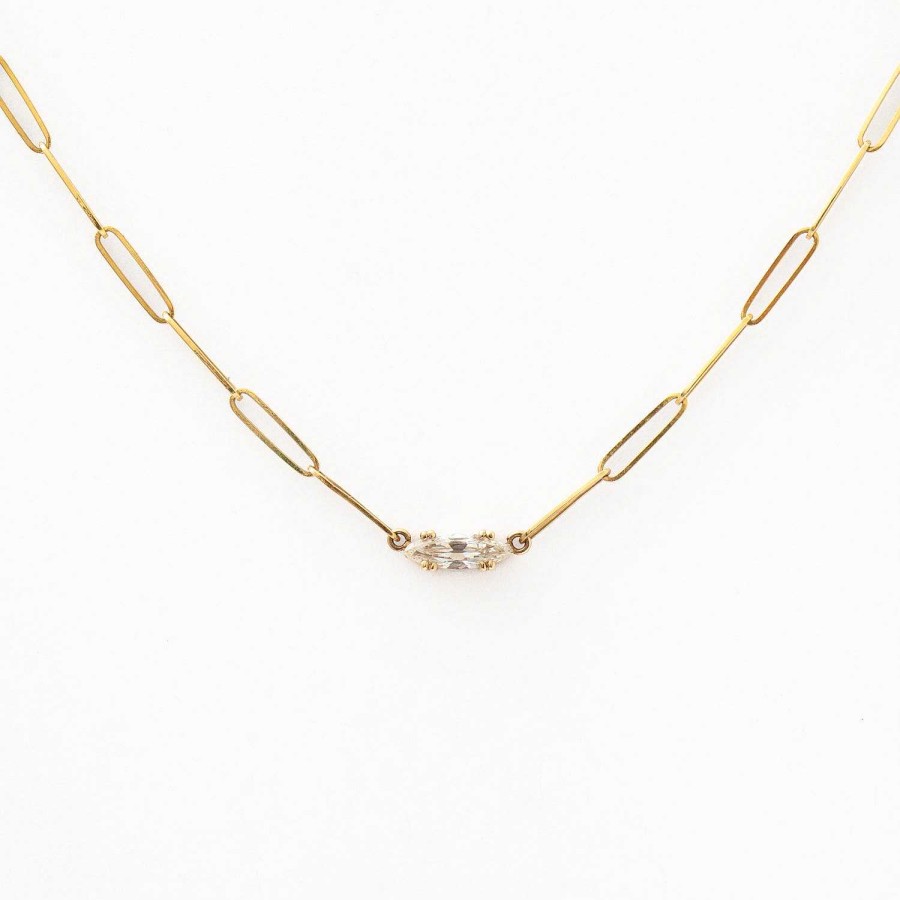 Necklaces And Pendants Porter Gulch | 0.31 Ct Moval Diamond Sol Necklace