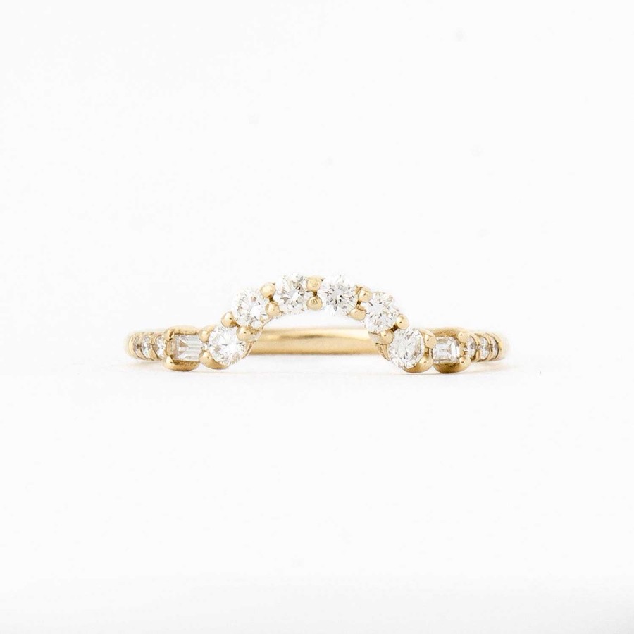 Rings Jennie Kwon | Baguette Diamond Arch Ring