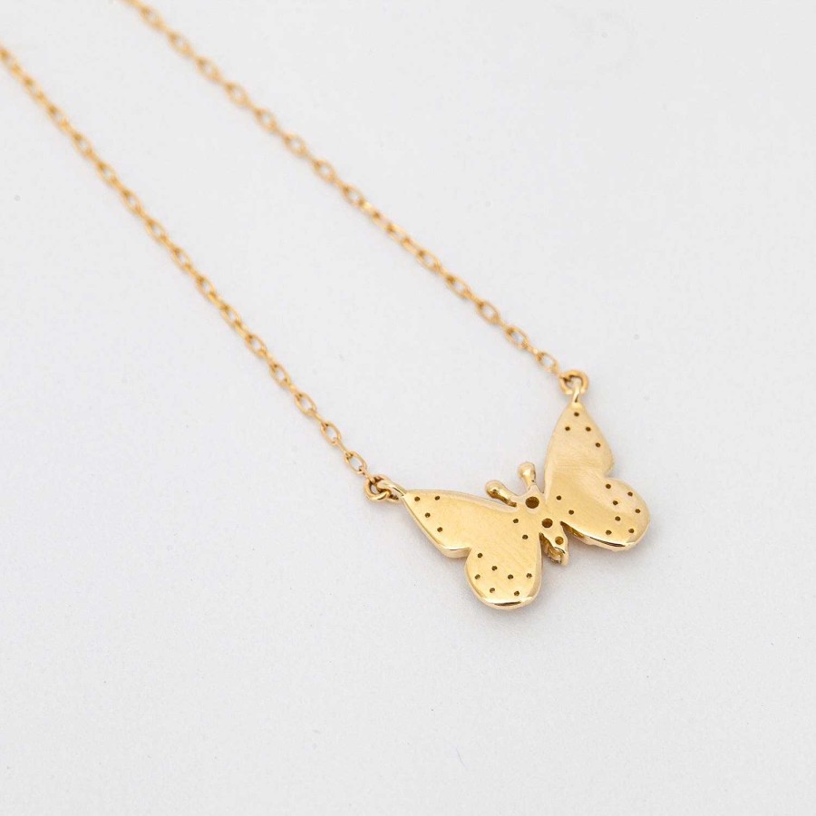 Necklaces And Pendants Adina Reyter | Enchanted Diamond Butterfly Necklace