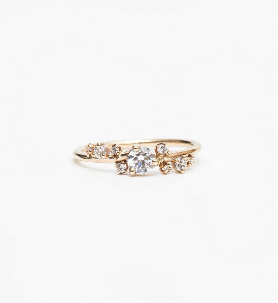 Rings WWAKE | Organic Crossover Diamond Ring