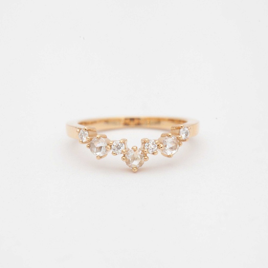 Rings Single Stone | Brooke Curved Band