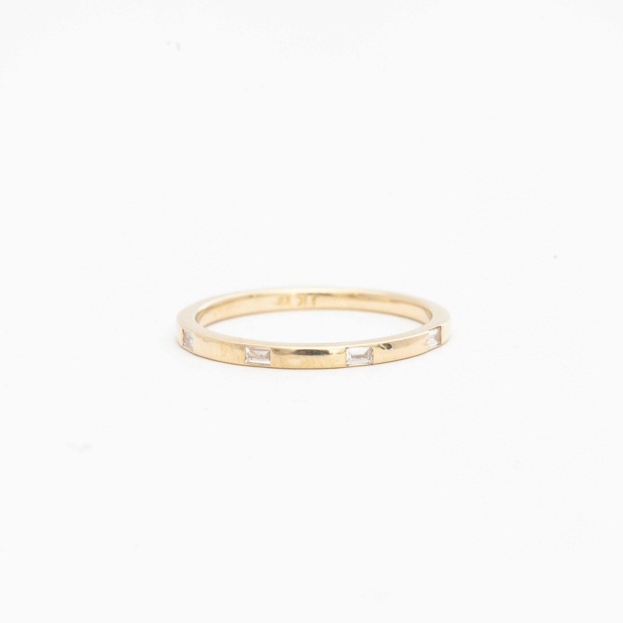 Rings Jennie Kwon | Eternal Baguette Dot Band