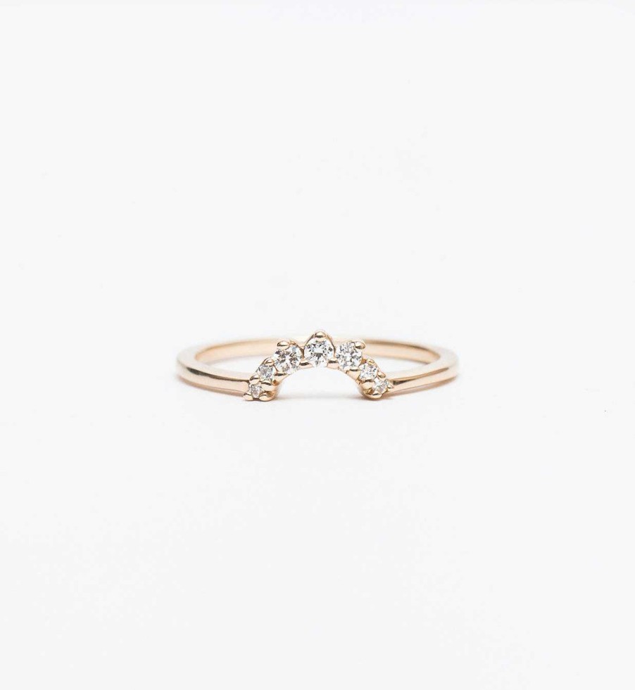 Rings Anna Sheffield | White Diamond Tiara Band