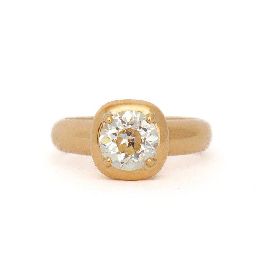 Rings Single Stone | 1.58 Ct Old European Cori Ring