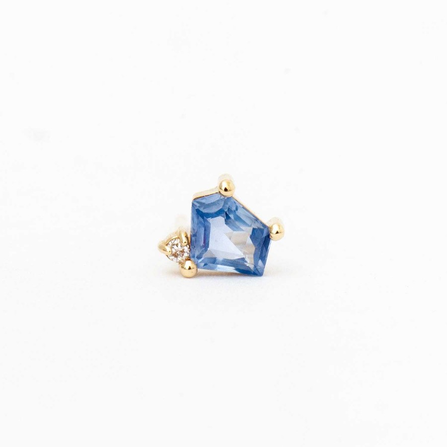 Earrings Era Jewelry | Sapphire Solo Mosaic Mix Stud