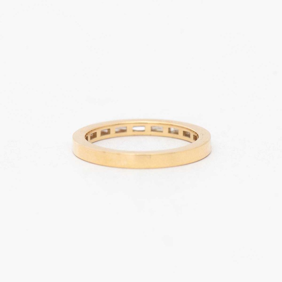 Rings Single Stone | Emma French-Cut Half Eternity Band