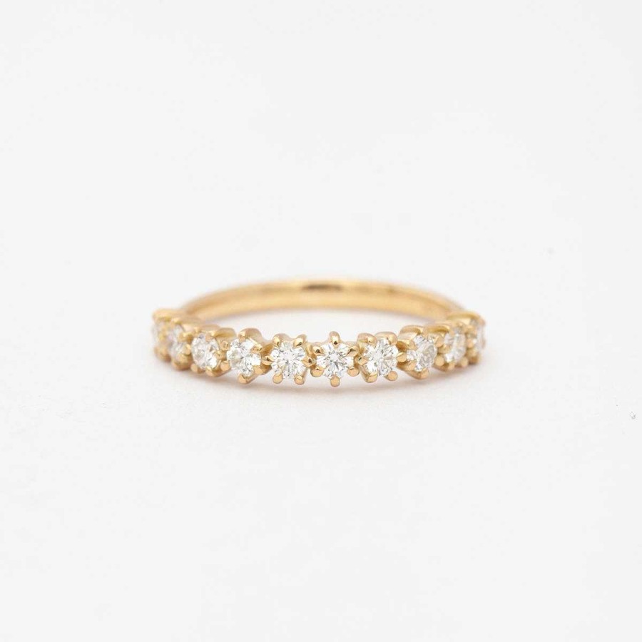 Rings Jade Trau | Catherine Half Eternity Band