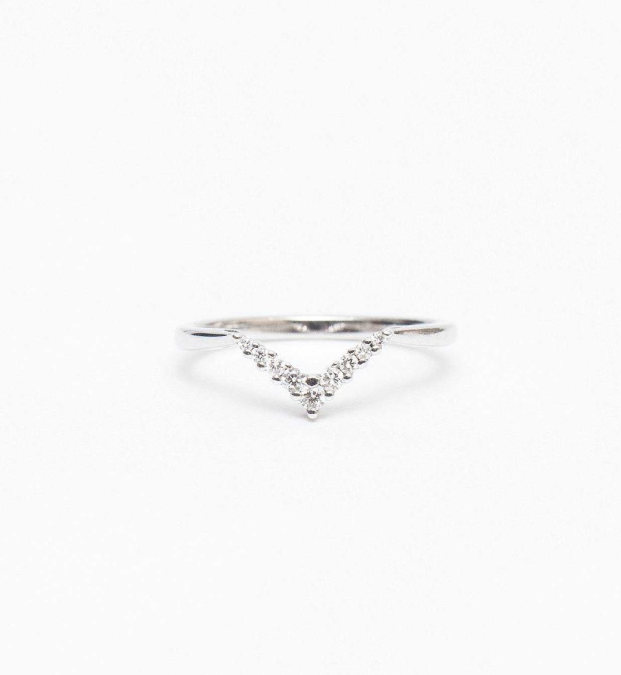 Rings Anna Sheffield | Petite Chevron Band