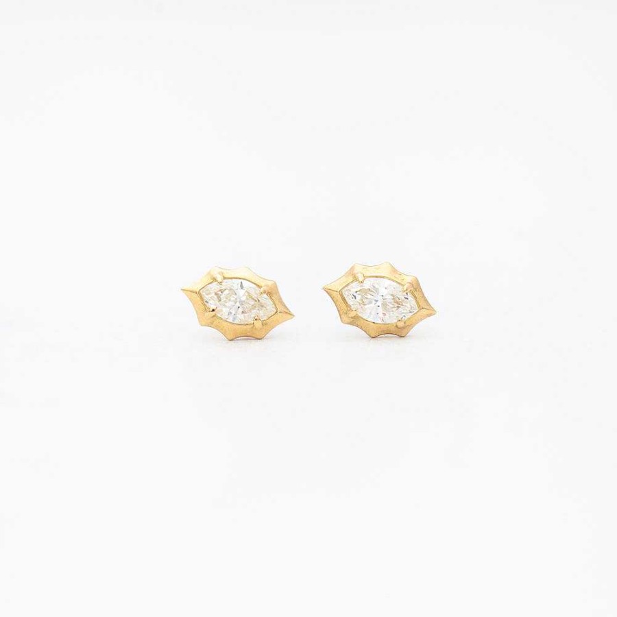 Earrings Jade Trau | Maverick Diamond Studs